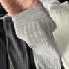 Breathable Vertical Stripes Leg Socks High Tube Women Daily Sock Casual Calf Socks