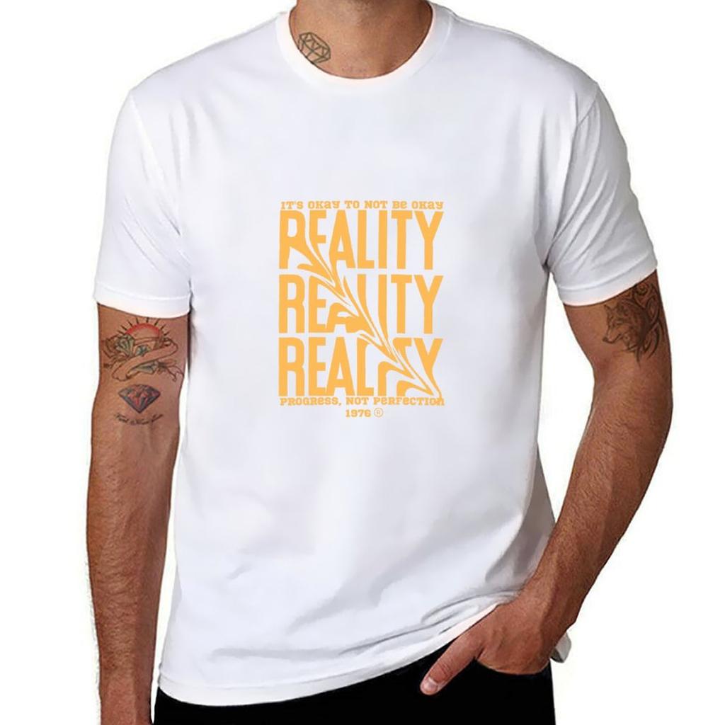 Reality Check Its Okay To Not Be Okay Tshirt Basic Plain Tee For Spring And Summer Tshirt