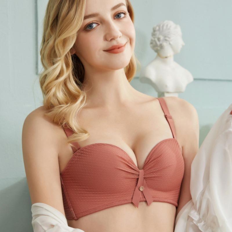 Non-slip Non-steel Ring Bra Thick Gathered Bra