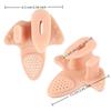 1Pair Silicone Thumb Valgus Toe Separator Soft Shock-Absorbing Massage Forefoot Pad With Holes  Bunion Corrector