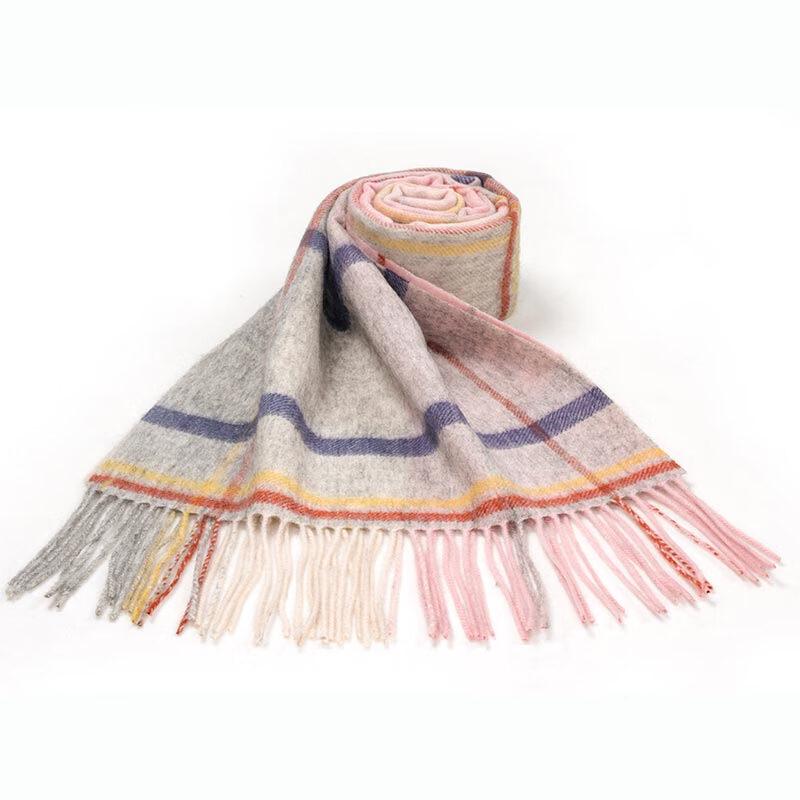 Yiyi Ai An Zhimeige Series Plaid Wool Scarf