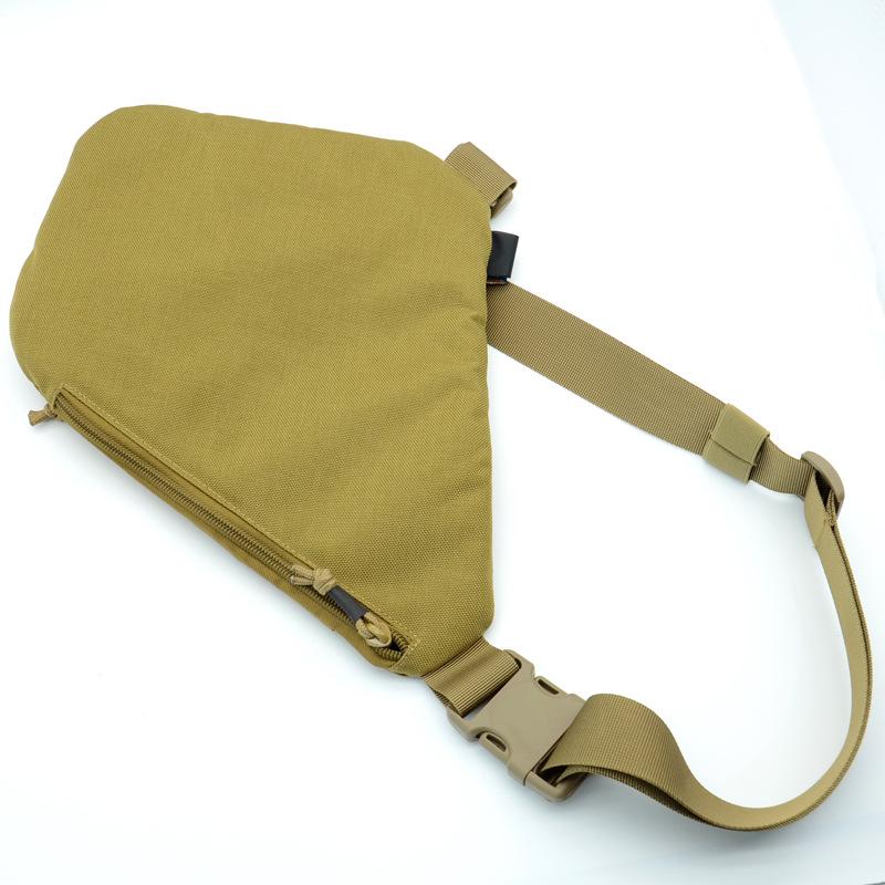 Men's Anti-Theft Crossbody Bag: Single-Shoulder, Multi-Functional Tactical Chest and Waist Bag for Outdoor Leisure.