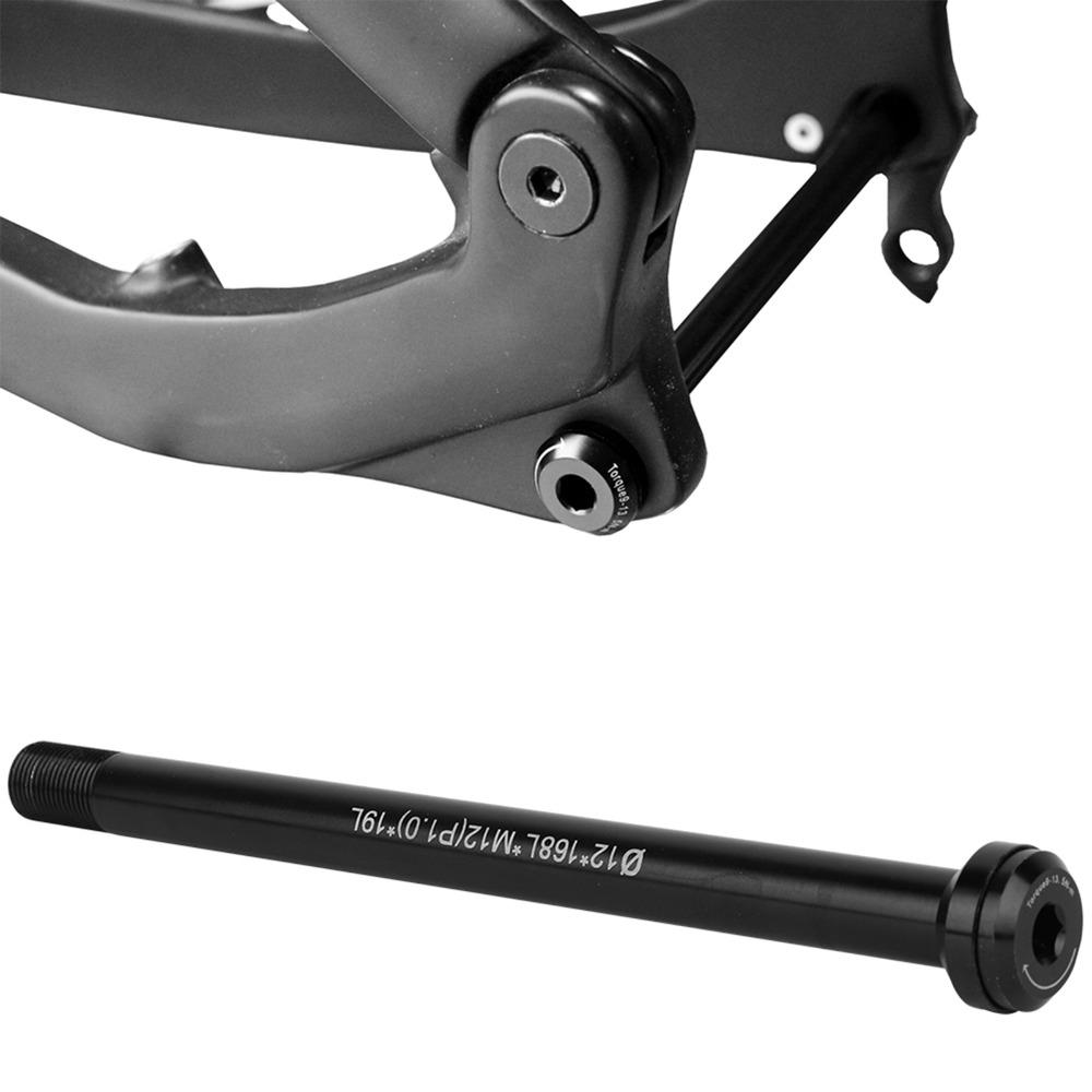 Perno passante per bicicletta M12 con filettatura 142*12(P1.0)*19 Perno Passante Robusto per Forcella Posteriore Bicicletta Riparazione