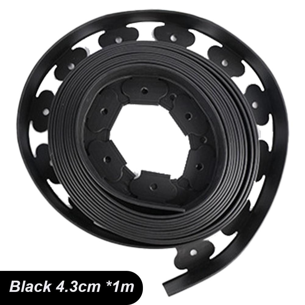 

Изоляционный пояс из газона и камня Изоляционный пояс из краев Полоска для блокировки почвы Пояс для озеленения сада Зеленая перегородка Г-образный изоляционный пояс из газона и камня 4.3cm*1m чёрный