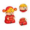Solar Powered Nodding God of Wealth Ornament New Year Car Ornaments  Car Decoration