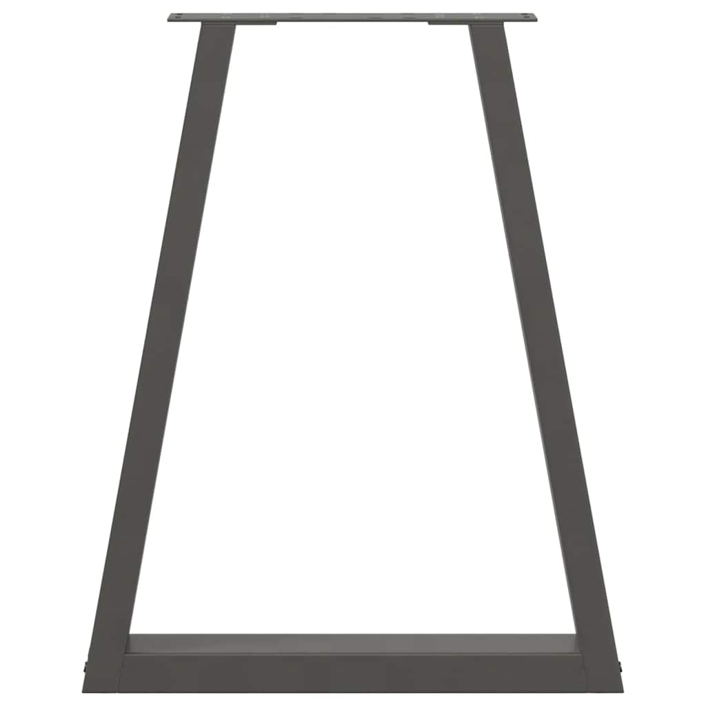 Vidaxl Nogi Do Stolika Kawowego, 2 Szt., Antracyt, 60X(72-73) Cm, Stal