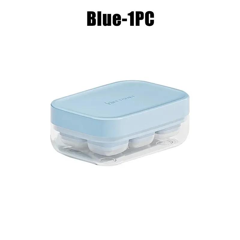 6 Grid Creative Ice Cube Makers Square Ice Cube Moulds Reusable Mini Ice Cube Mold Whiskey Drink Freezing Gadgets Kitchen Tools