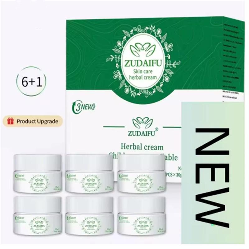 6pcs 30g And1pc 15g ZUDAIFU New Third Generation Herbal Cream Beauty Pink Body Skin Care Cream Combination Set