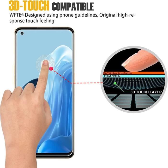 Protecteur d'écran - OPPO - Reno 7 5G - Verre Trempé - Ultra Fin - Lot de 2