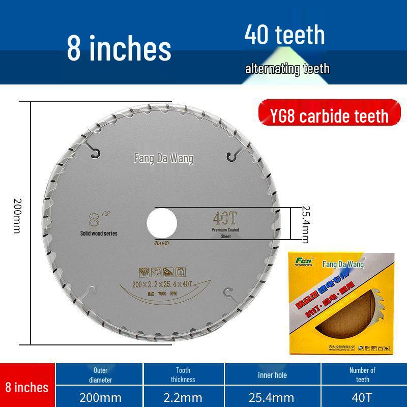 Woodworking YG8 Alloy Circular Saw Blades: 4-inch, 7-inch, and 10-inch for Portable Cutting Machines