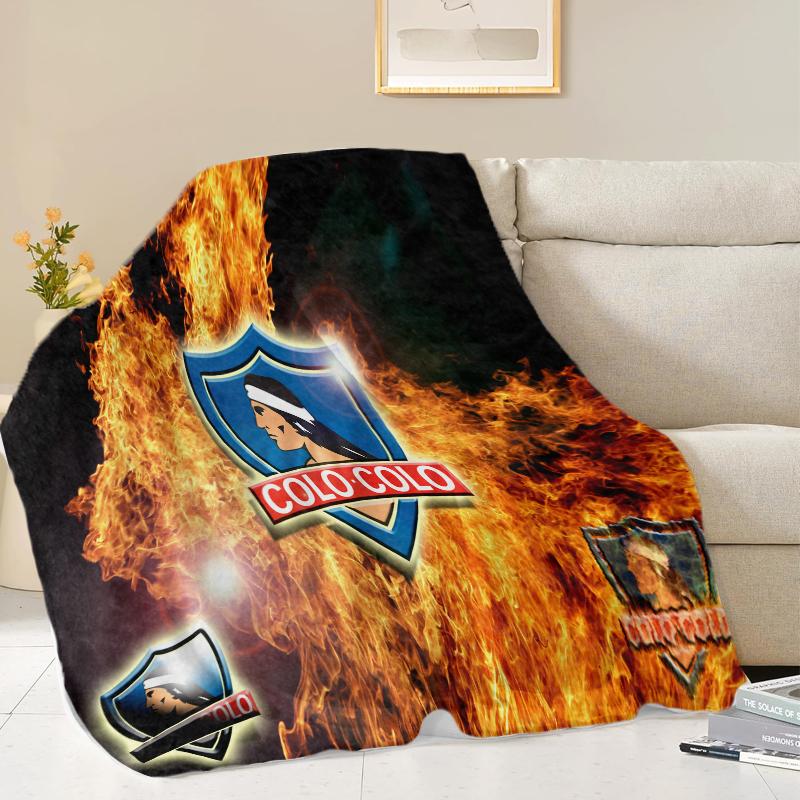 130x150cm Chile Club Social Y Deportivo Colo-Colos Blanket Air Conditioning Blanket Fashion Soft Blanket Office Bedroom