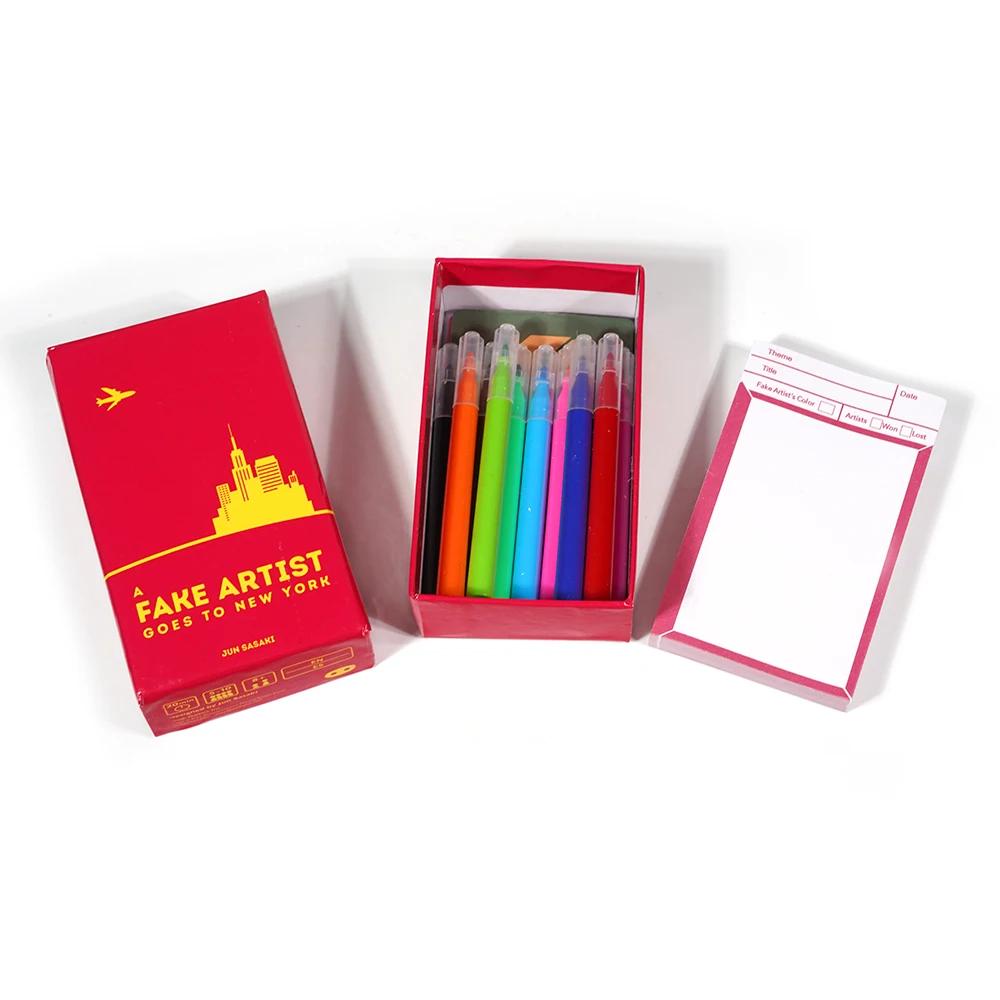 Party Games A Fake Artist Goes To New York Board Game And SCOUT Creative Party Card Game for Groups