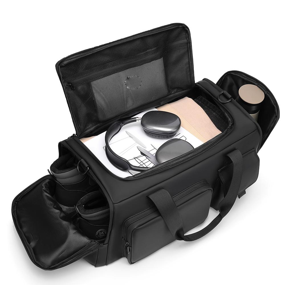 Gymbag, tørr og våt separat, duffelbag, stor kapasitet, svømmebag, reisebag for menn, oppbevaringsbag