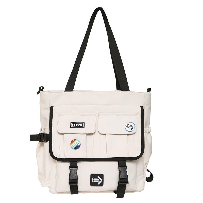 Gangfeng tooling locomotive ins neutral large-capacity student tutoring bag 25 spring new commuter shoulder messenger bag
