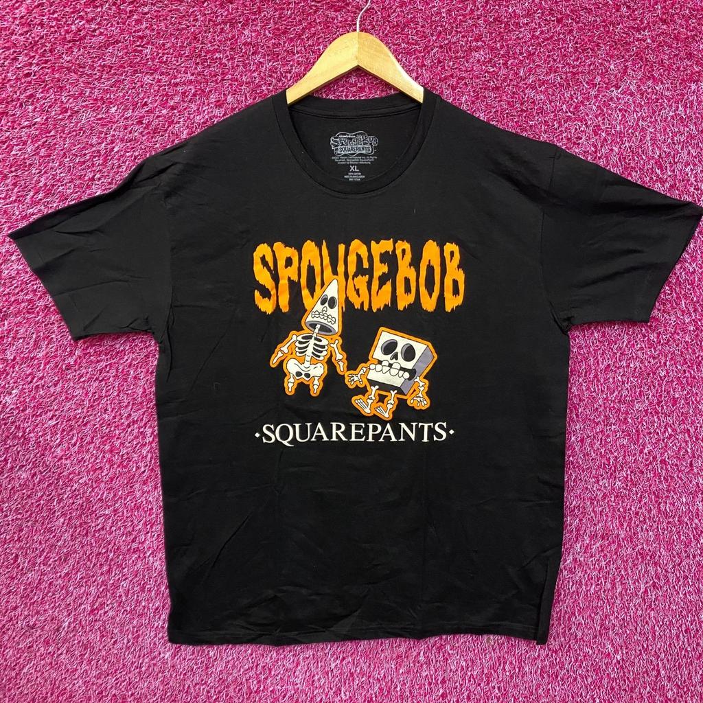 Nickelodeon Spongebob Squarepants Spongebob Patrick Skeleton Halloween T-Shirt