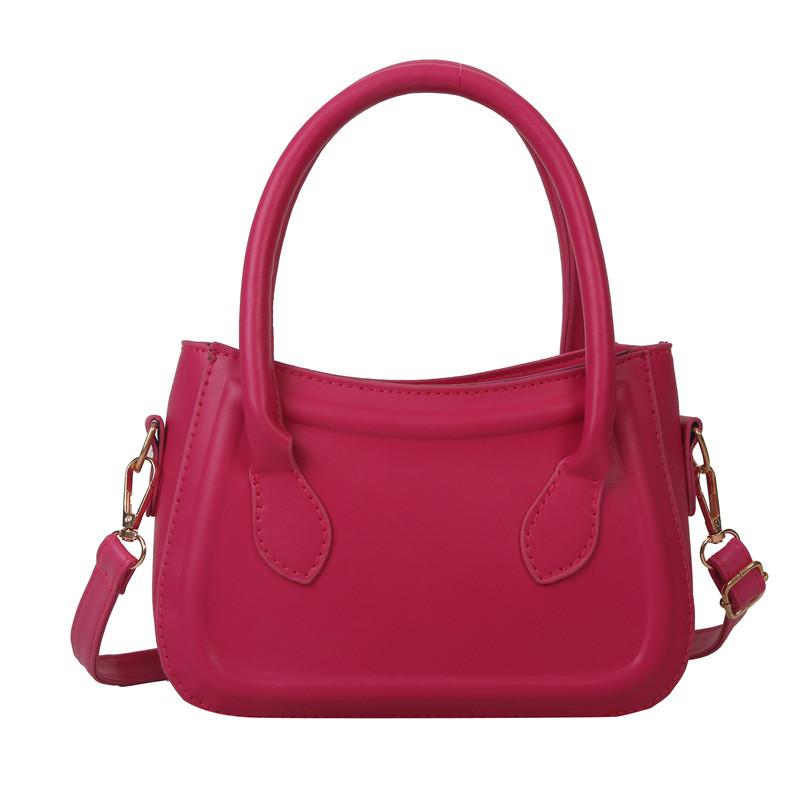 

Fashionable Summer Crossbody Bag 2023 Trendy Pu Leather Underarm Purse рожевий