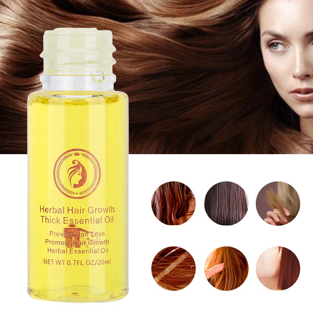 20ml Herbal Hair Essential Oil Hair Scalp Care Treatment Hair Growth Thick Essential Oil20ml