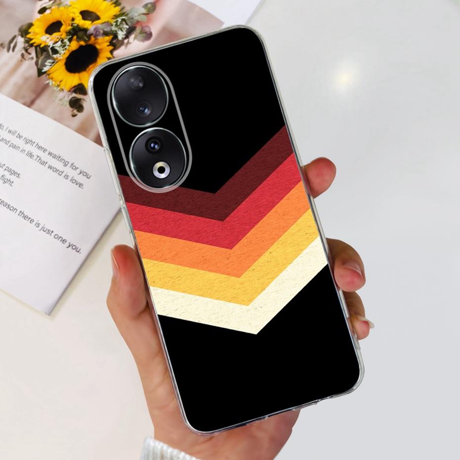 For Honor 90 / 90 Pro / 90 Lite Fashion Dragon Metal Style Pattern Silicone Case For Honor90 90Pro 90lite Soft TPU Phone Cases