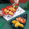 Christmas Tree Fruit Bowl Home Snack Plate Plastic Candy Dish Melon Seeds Dried Fruit Box Lazy Snack Box