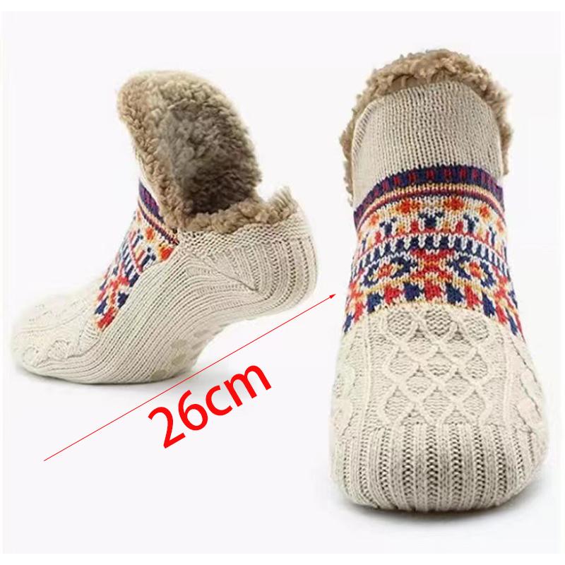 Winter Floor Socks Home Warm Women Men Snow Socks Sleep Carpet Slippers Sock Non-slip Socks