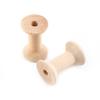 10pcs 1.85 X 1.22in Natural Wood Thread Spools Lightweight Wooden Spools  DIY Sewing
