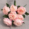 Silk Peony Artificial Flowers Wedding Decor With Realistic Design For Photography Props