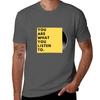 You Are What You Listen To TShirt Big Size Loose Fit Tee Shirt TShirt