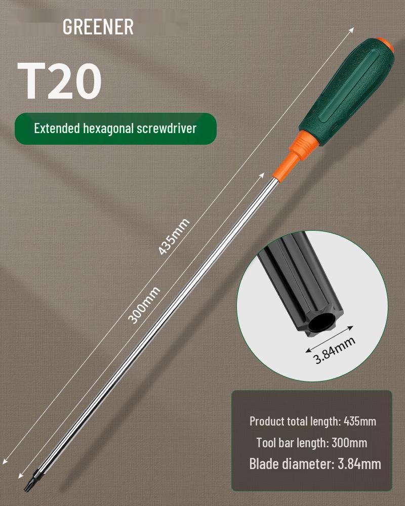 Hex Star T20-T30 Phillips Flower Screwdriver Set