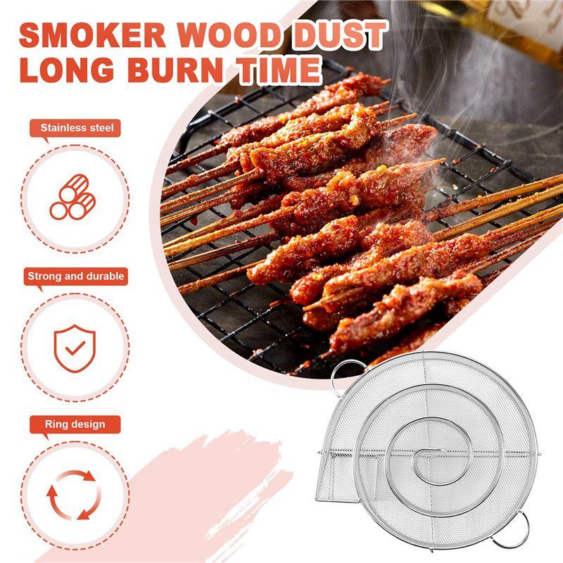 Dobry Generator Dymu Zimnego Do Grilla BBQ Lub Wędzarni Pył Drzewny Gorące I Zimne Wędzenie Łososia Mięsa Palenie Stal Nierdzewna Gotowanie Narzędzia BBQ