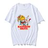 T-shirt Rainbow Brite Stampa Cartone Animato Carina Vintage per Primavera Estate Cotone Puro Girocollo Donna T-shirt Top