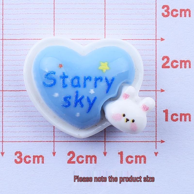 Starry Sky Rabbit DIY Resin Charms: Cute Handmade Accessories for Crocs