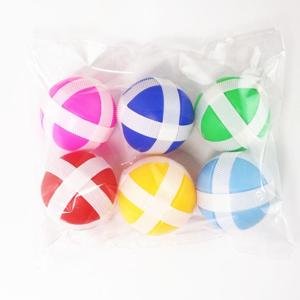 12PCS random suction cup stick target ball outdoor sport receive game throwing catch ball children parent-child interactive toy