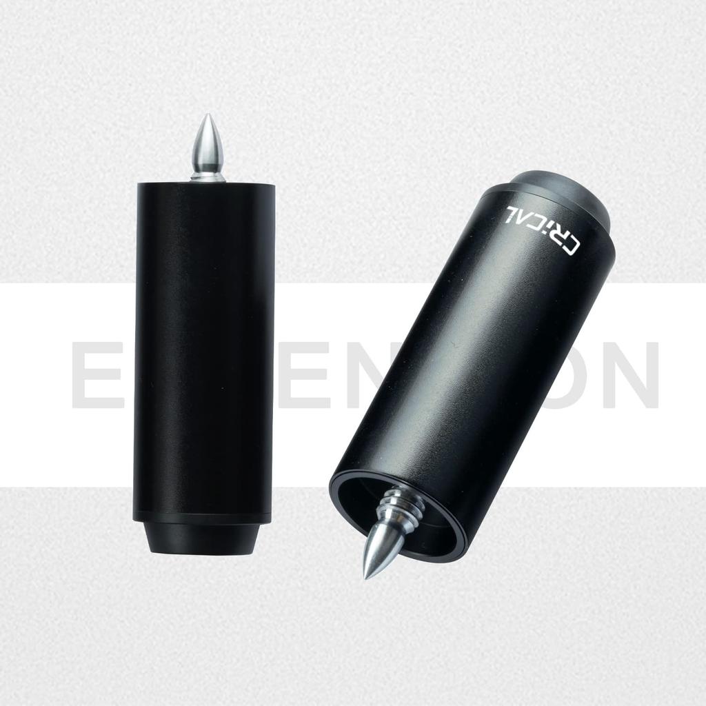 CRICAL Pool Cue Extension, 2/3/4/8 Inch Metal Billiard Cue Extension with 3 Bumpers, Billiard Accessories