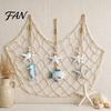 Seaside Inspired Wall Decor Wooden Starfish Hanging Decoration, Nautical Coastal Ornament, Ocean Natural Wood Theme Art for Home Beach Lake House