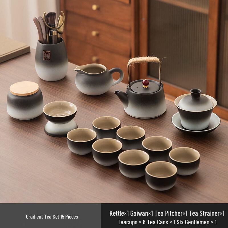 Rough Pottery Chinese Kung Fu Tea Set