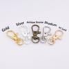 10Pcs/Lot Swivel Lobster Clasp Hooks Keychain Split Key Ring Connector for Bag Belt Dog Chains DIY Jewelry Making Findings