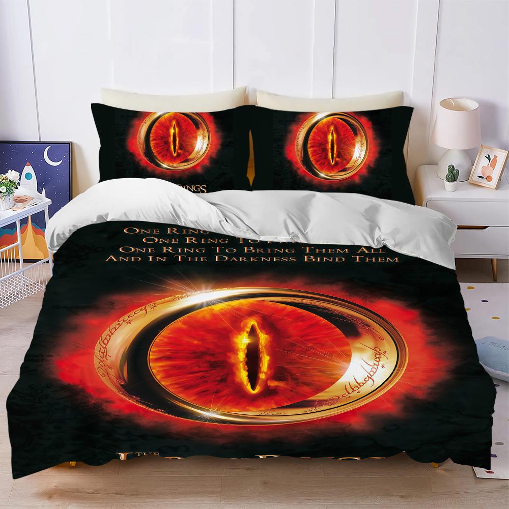 The Lord of the R-Rings Duvet Cover Set Soft Wash Bed 3 Piece Summer Comfortable Student Dormitory Home Baby Bedding Best Seller