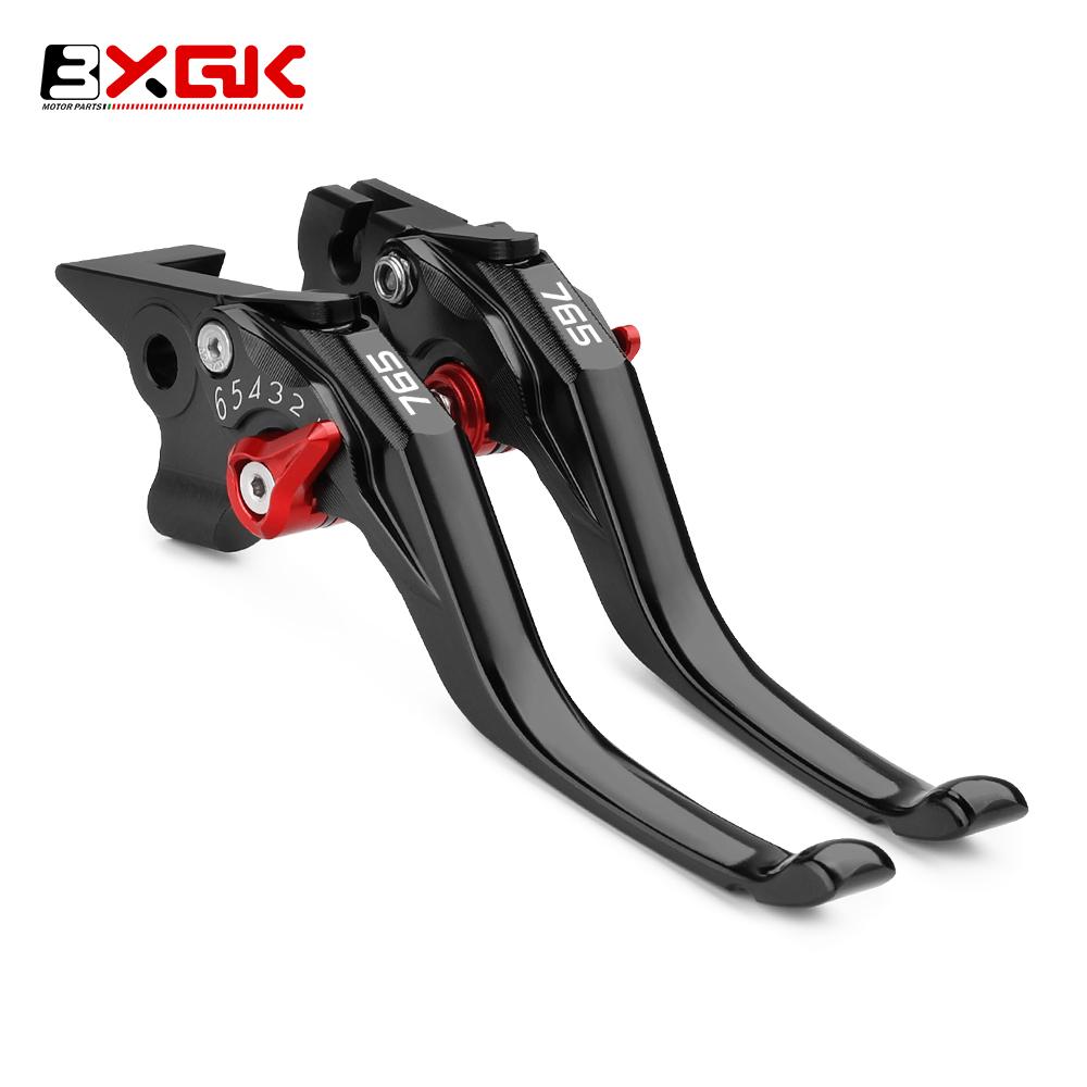 

2026 NEW For Triumph 765 Street Triple R/S (NOT RS version) Motorcycle Accessories CNC Adjustable Clutch Lever Brake Lever Set BLACK RED