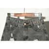 Baggy Jean Shorts Women Summer Big Size Holes To Thin Rough Edge Wide Leg A-line Hot Pants Women