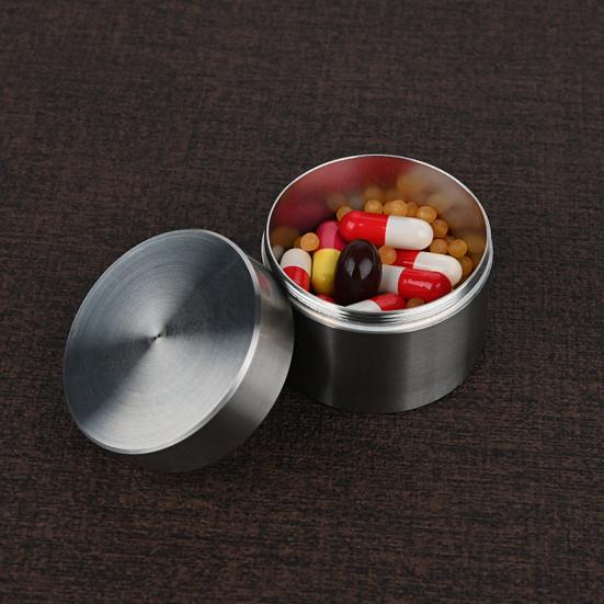 Pill Holder Rust Resistance Moisture-proof Widely Use Small Pocket Tea Box