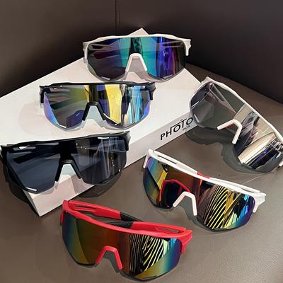 Sports  Glasses High Definition Colorful Outdoor Hiking Professional Cycling Glasses Windproof Sand Anti Flying Insects Men's Mountaineering