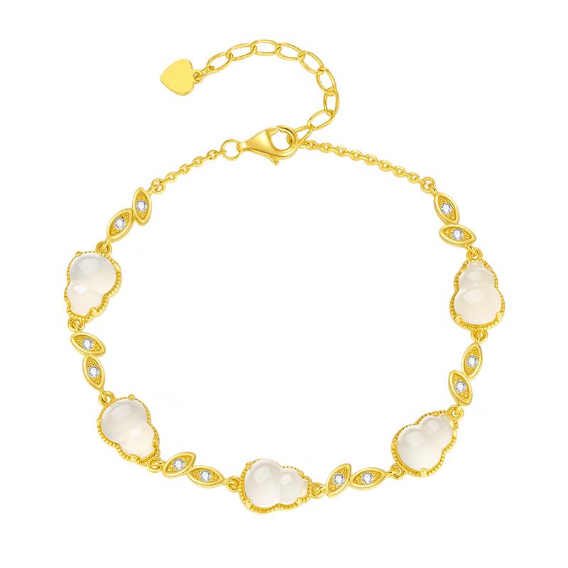 Chow Tai Seng S925 Sterling Silver Gourd Bracelet