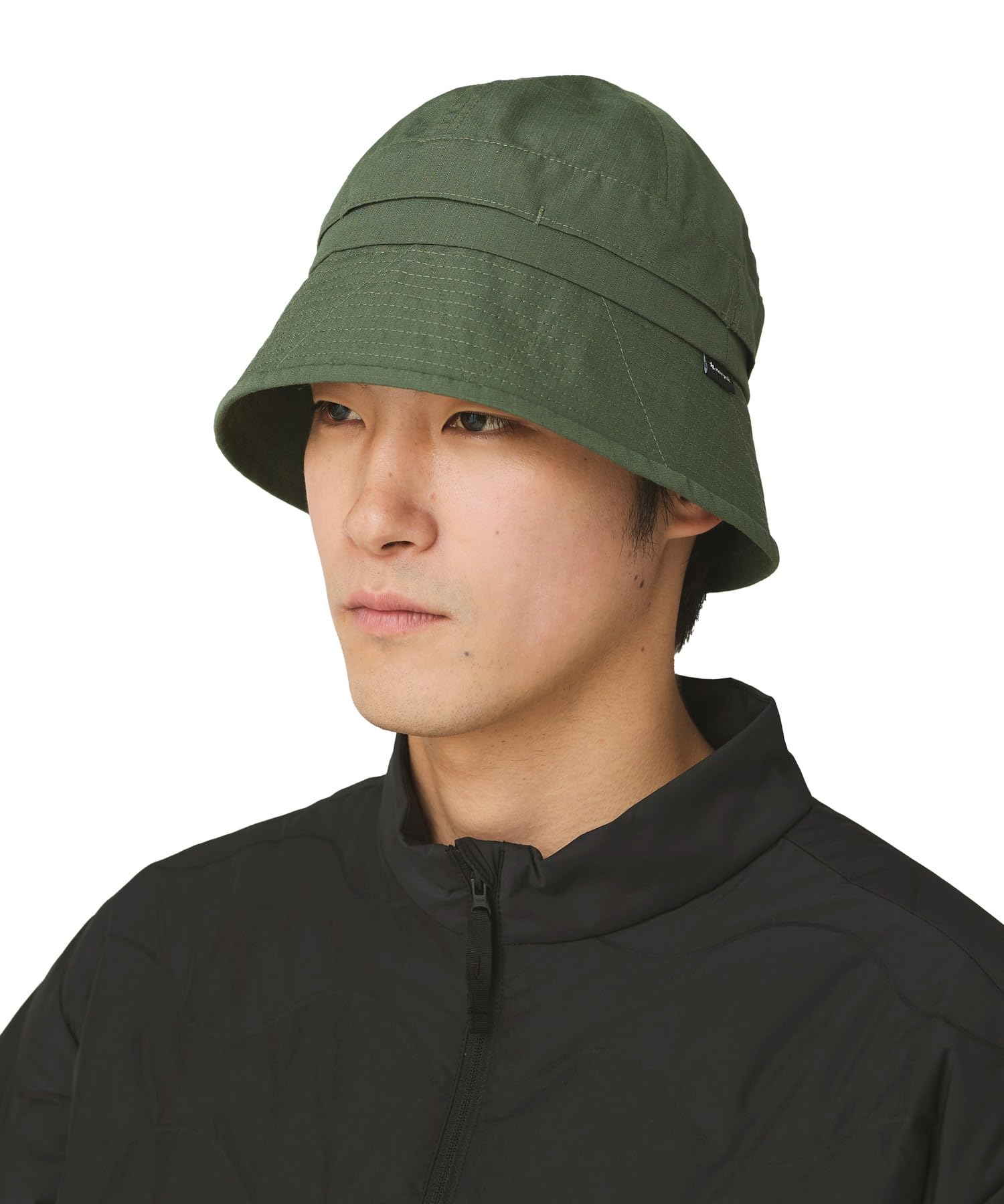 

Snow Peak TAKIBI Ripstop Hat Головной убор Шляпа для мужчин и женщин OLIVE One AC-25AU006, оливковый