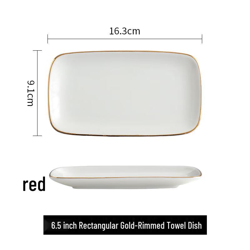 Rectangular Ceramic Towel Dish
