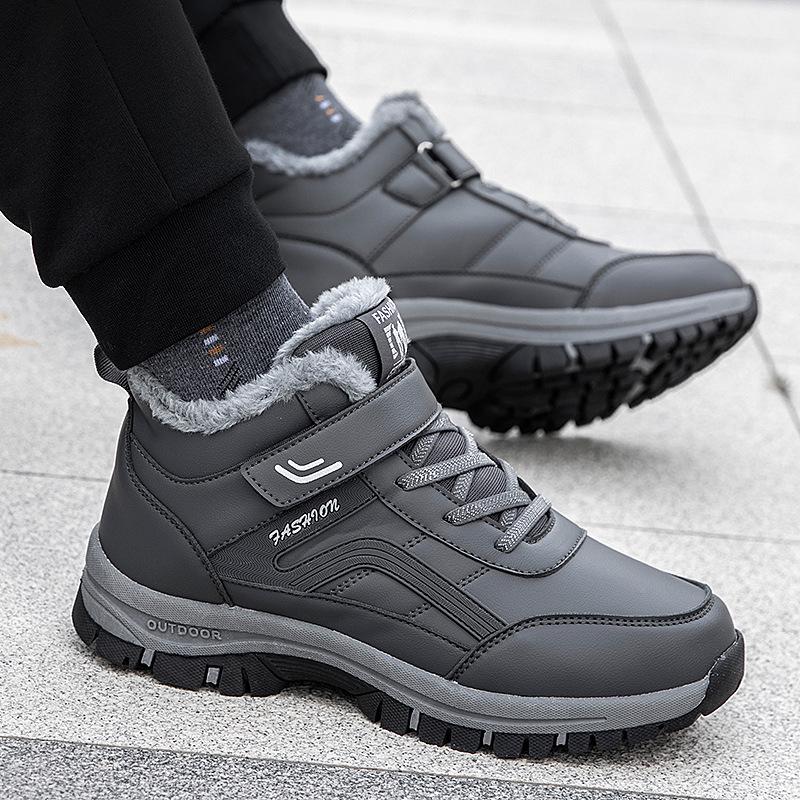 Women's Winter Non-Slip Waterproof Cotton Shoes with Velvet Lining for Middle-Aged and Elderly - Warm Walking & Sports Snow Boots