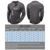 Shionfa Spring Men'S Long Sleeved T-Shirt Casual Soft Cotton Base Shirt Placket Front Button Solid Color Pullover