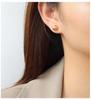 Marka French Small Gold Ball Stud Earrings: 18k Gold-Plated Titanium Steel Jewelry for Women
