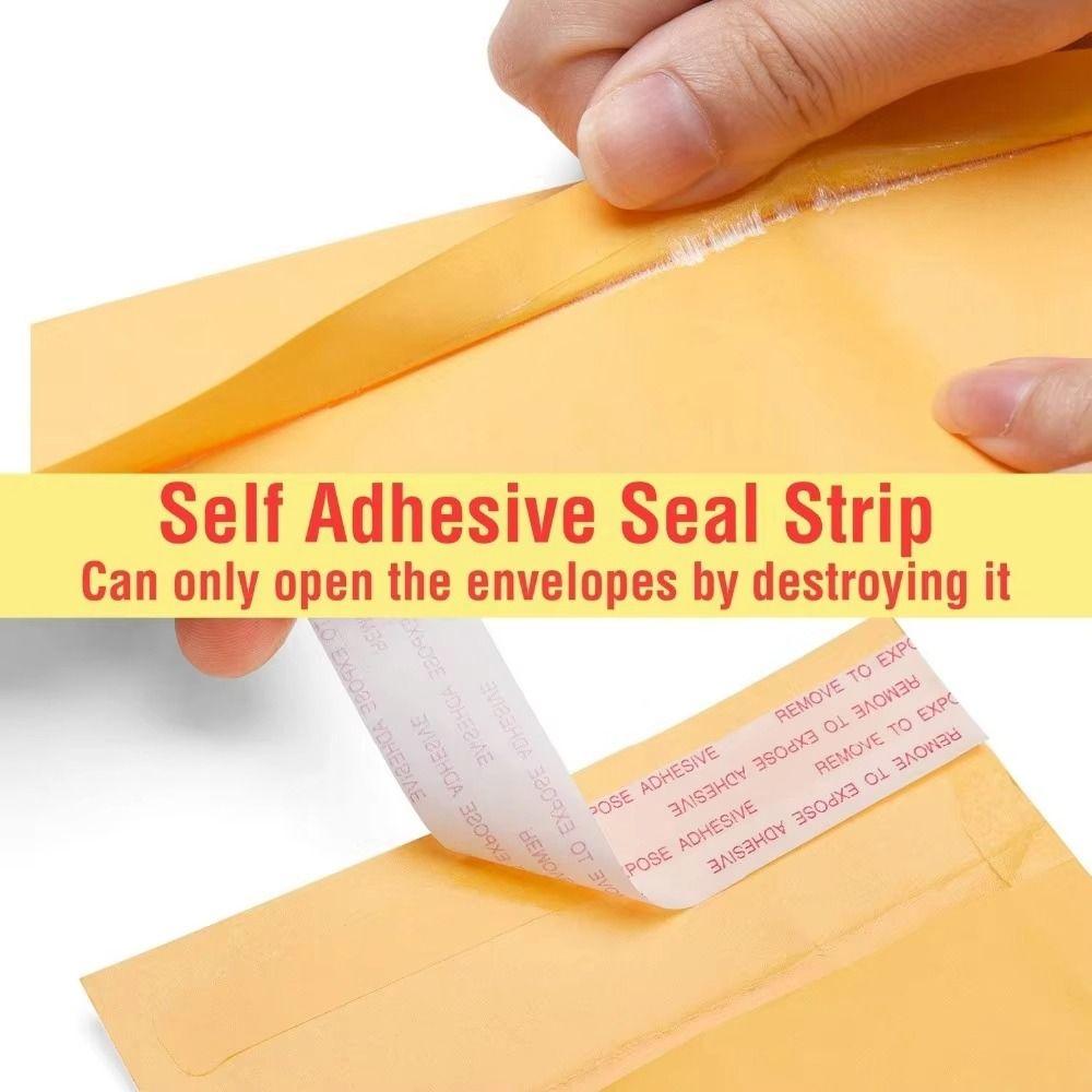 10Pcs Soft Shipping Bags Waterproof Kraft Foam Envelope Durable Bubble Mailers