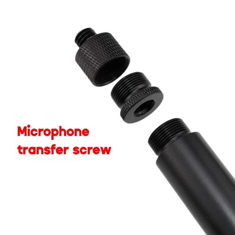 Microphone Stand Adapter Screw 5/8 3/8 1/4 Converter Screws for Microphone Camera Tripods Stand Screws Aluminum Alloy-