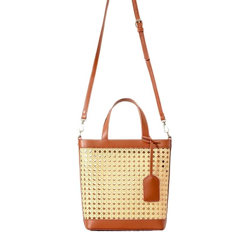 2025 Luxury Designer Women's Straw Beach Bag Ladies Woven Grass Handbags Summer Totes New Fashion Crossbody Shoulder Bag